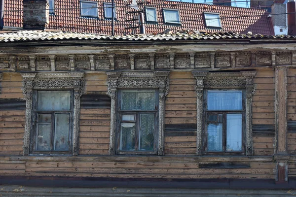 Casa Antigua Histórica Nizhny Novgorod —  Fotos de Stock