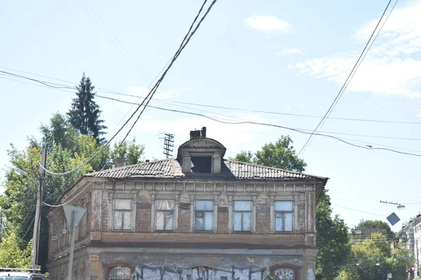 Исторический Старый Дом Нижний Новгород — стоковое фото