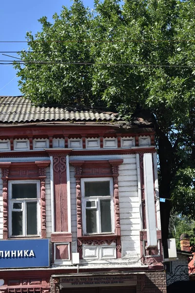 Vecchia Casa Storica Nizhny Novgorod — Foto Stock