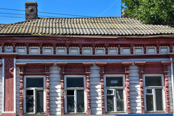 Historisches Altes Haus Nischni Nowgorod — Stockfoto