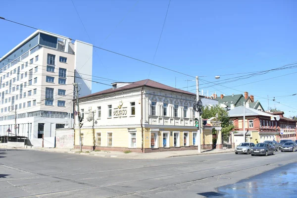 Historisches Altes Haus Nischni Nowgorod — Stockfoto