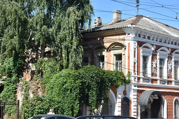Ιστορικό Παλιό Σπίτι Νίζνι Νόβγκοροντ — Φωτογραφία Αρχείου