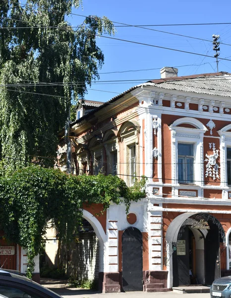 Historický Starý Dům Nižný Novgorod — Stock fotografie