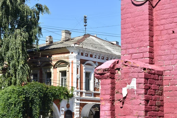 Старий Історичний Будинок Нижній Новгород — стокове фото