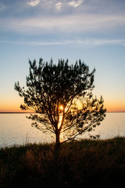 Sonnenuntergang Ufer — Stockfoto
