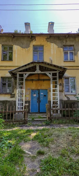 ニジニ ノヴゴロドの古い住宅地 — ストック写真