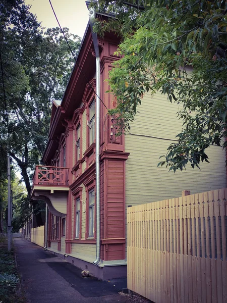 Antiga Área Residencial Nizhny Novgorod — Fotografia de Stock