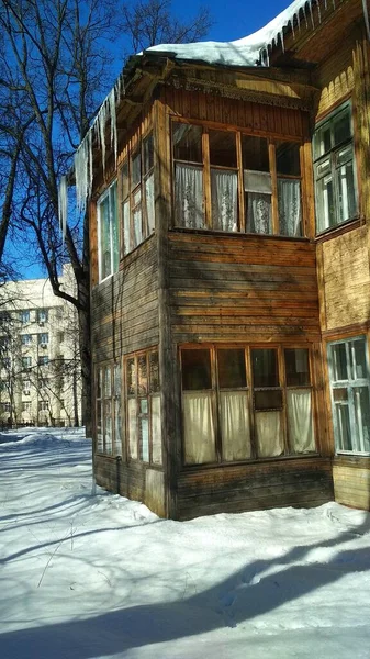 Παλιό Ιστορικό Κτίριο Στο Nizhny Novgorod — Φωτογραφία Αρχείου