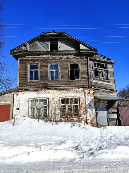 Стара Історична Будівля Нижньому Новгороді — стокове фото