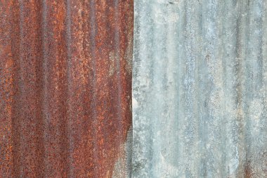 Soyulmuş eski çinko desenli paslı arka plan. doku tasarımı grafiği ya da grunge dokusu kullanılabilir. Yüksek Tanımlama