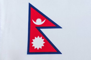 Ulusal Nepal bayrağının kumaşı