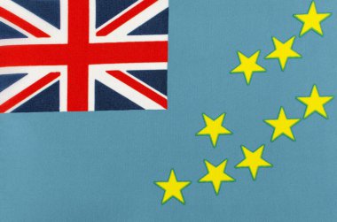 Tuvalu 'nun ulusal bayrağının kumaşı