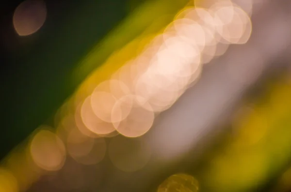 A cor das bolas bokeh — Fotografia de Stock