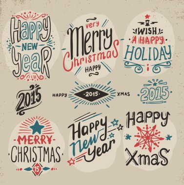 Noel dekorasyon koleksiyonu. 