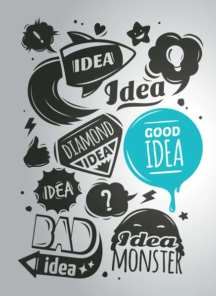 Representación conceptual de una idea — Vector de stock