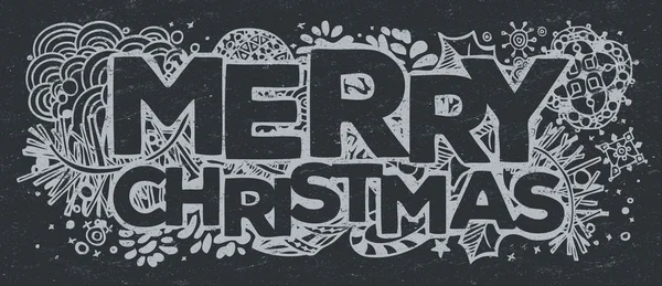 Feliz Navidad banner plantilla de diseño — Vector de stock