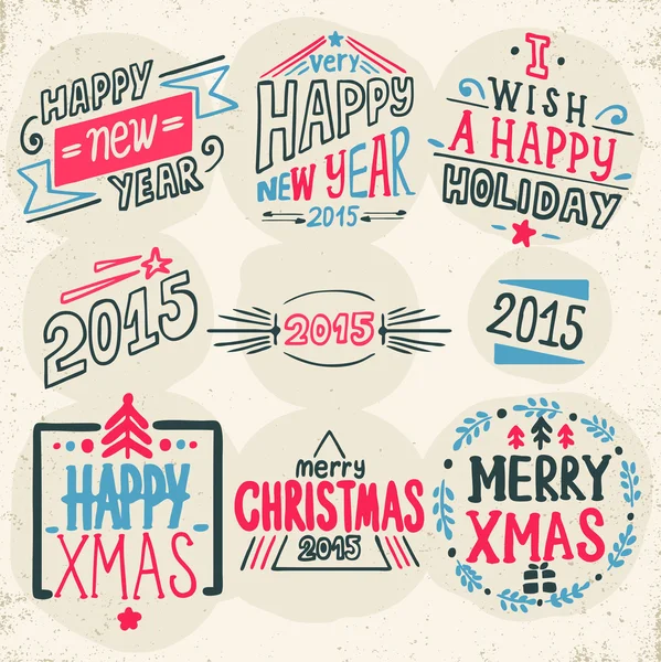 Vánoční dekorace kolekce. Stock Ilustrace