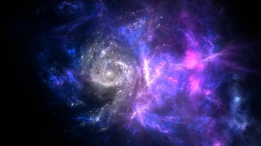 Galaksi milyonlarca ya da milyarlarca yıldızın gaz ve tozla birlikte yerçekiminin etkisiyle bir arada olduğu bir sistemdir. Uzay Seyahati, Hayal İçin Arkaplan