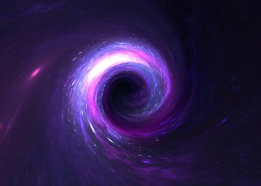 Gezegenlerin, yıldızların ve galaksilerin olduğu bir uzay sahnesi. Kara delik, gezegenler ve galaksi, bilim kurgu duvar kağıdı. Derin uzayın güzelliği. Evrende milyarlarca galaksi Kozmik sanat arka planında