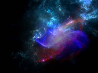 Gezegenlerin, yıldızların ve galaksilerin olduğu bir uzay sahnesi. Kara delik, gezegenler ve galaksi, bilim kurgu duvar kağıdı. Derin uzayın güzelliği. Evrende milyarlarca galaksi Kozmik sanat arka planında