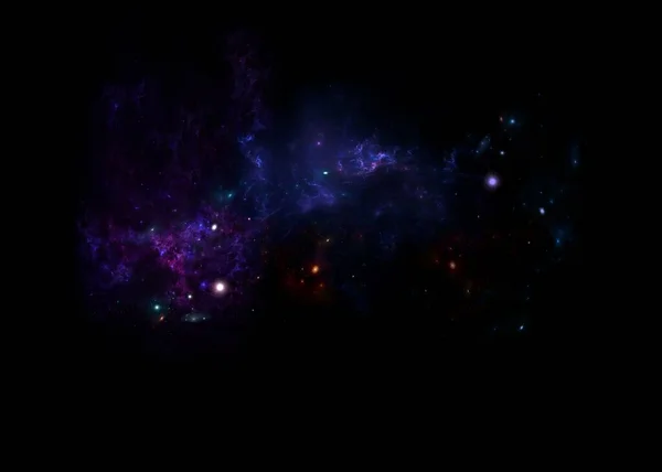 Universe all existing matter and space considered as a whole the cosmos. scene with planets, stars and galaxies in outer space showing the beauty of space exploration