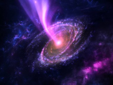 Kara delik, gezegenler ve galaksi, bilim kurgu duvar kağıdı. Derin uzayın güzelliği. Evrende milyarlarca galaksi Kozmik sanat arka planında