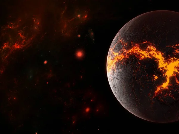 Zwart Gat Planeten Sterrenstelsel Science Fiction Behang Schoonheid Van Diepe — Stockfoto