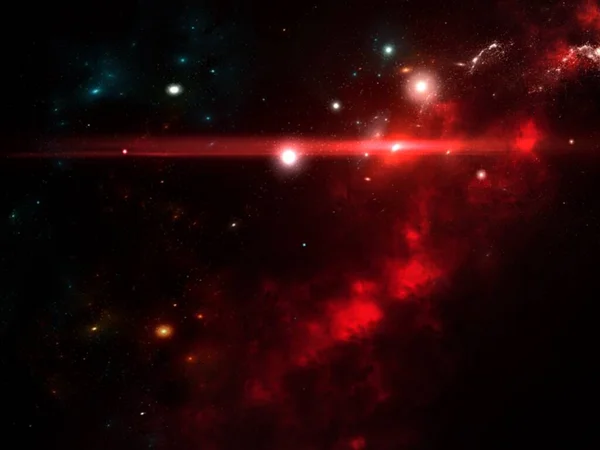 Agujero Negro Planetas Galaxia Fondo Pantalla Ciencia Ficción Belleza Del —  Fotos de Stock