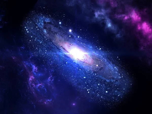 Agujero Negro Planetas Galaxia Fondo Pantalla Ciencia Ficción Belleza Del — Foto de Stock