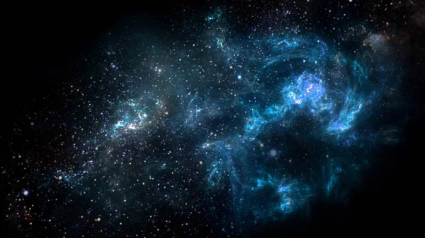 Derin Uzayın Güzelliği Arkaplan Için Renkli Grafikler Dalgaları Bulutlar Gece — Stok fotoğraf