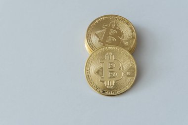 Kripto para birimi bitcoin. Geleceğin parası en yüksek seviyede. Bitcoin finans kavramı