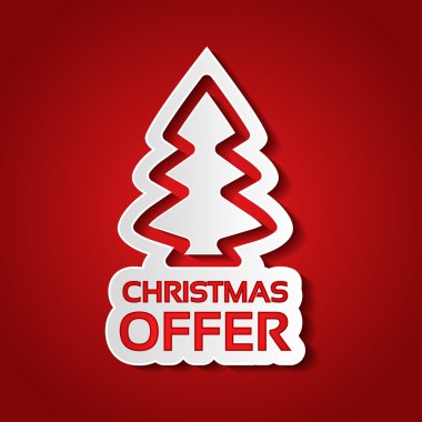 Noel ağacı sticker 