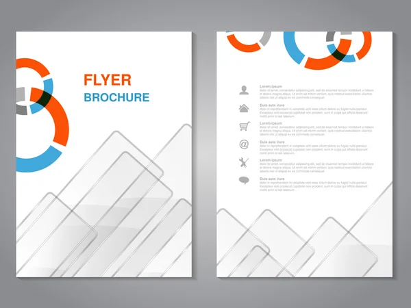 Brochure design moderne — Image vectorielle