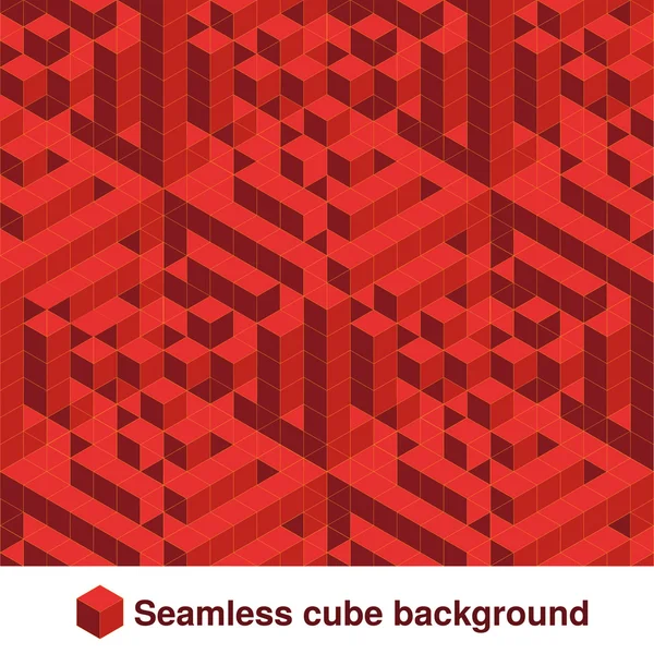 Geometrische patroon in rode kleur — Stockvector