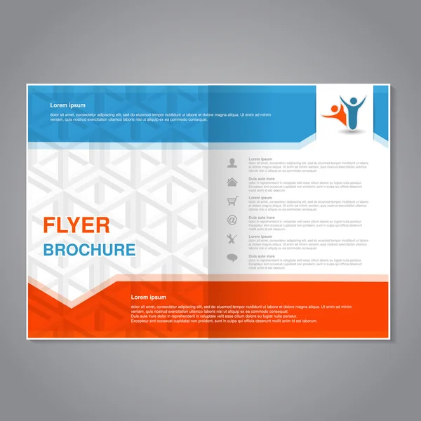 Brochure design moderne — Image vectorielle