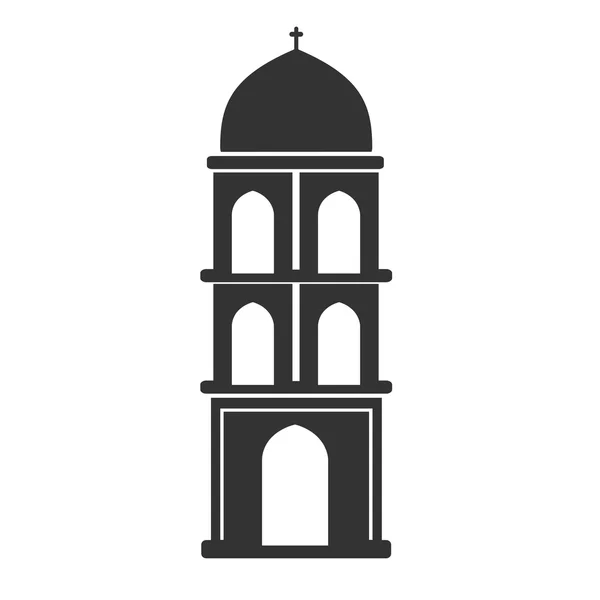 Symbole du bâtiment historique — Image vectorielle