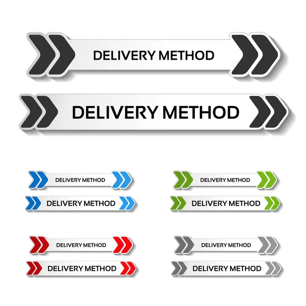 Delivery icons set — Stock Vector