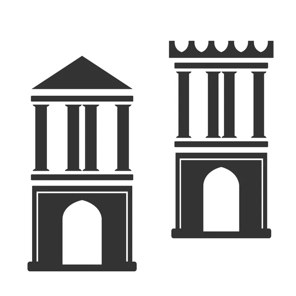 Historical building symbol — Stock vektor