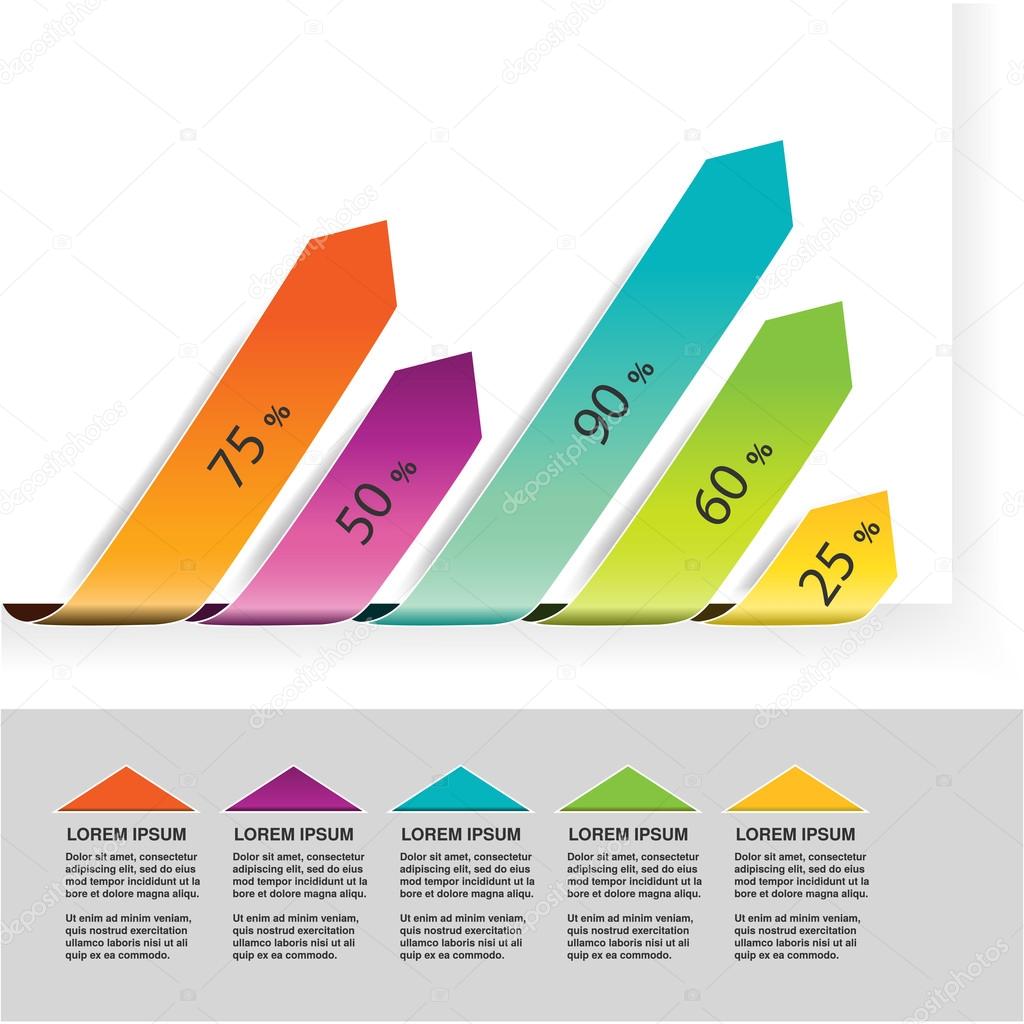 colorful infographics elements