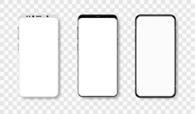 Mockup akıllı telefon seti