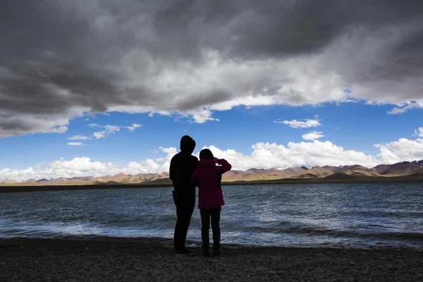 Highland lakes photography couple Stock Picture