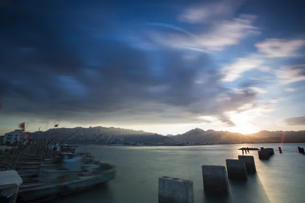 El muelle Puentes en construcción — Foto de Stock