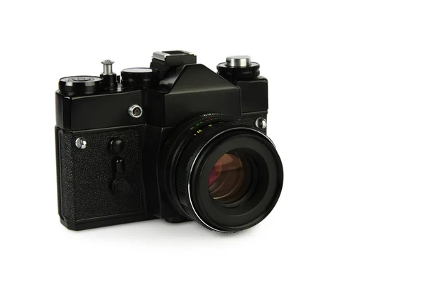 Gamla retro 35mm film slr kamera — Stockfoto