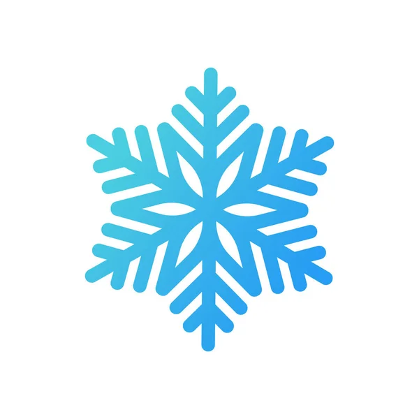 Ilustracja Wektora Logo Płatka Śniegu Snowflake Ikona Projekt Wektor Szablon — Wektor stockowy