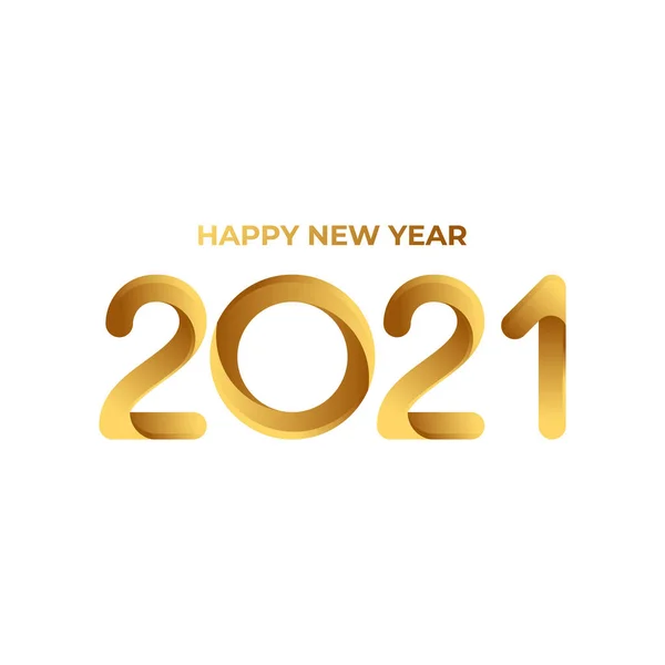 Feliz Año Nuevo 2021 Ilustración Fondo Vector Feliz Año Nuevo — Vector de stock