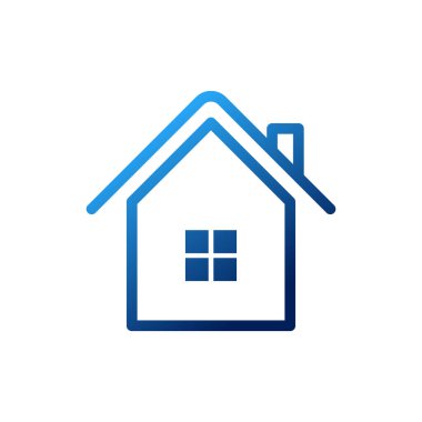 Ev Logosu vektör tasarımı çizimi. Ev, emlak, apartman, apartman, inşaat ve mimarlık işleri için logo tasarımı konsepti. Logo, simge ve markalaşma için modern ev tasarımı.