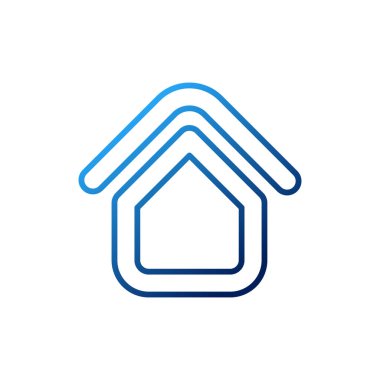 Ev Logosu vektör tasarımı çizimi. Ev, emlak, apartman, apartman, inşaat ve mimarlık işleri için logo tasarımı konsepti. Logo, simge ve markalaşma için modern ev tasarımı.