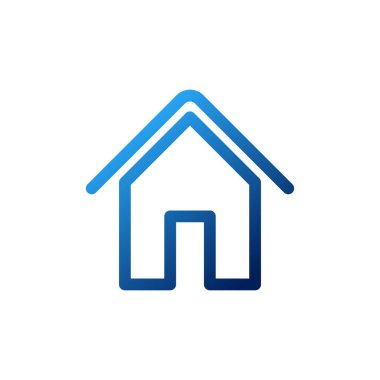 Ev Logosu vektör tasarımı çizimi. Ev, emlak, apartman, apartman, inşaat ve mimarlık işleri için logo tasarımı konsepti. Logo, simge ve markalaşma için modern ev tasarımı.