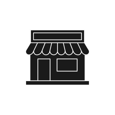 Simge Vektör Tasarım İllüstrasyonunu Kaydet. E-ticaret, çevrimiçi mağaza ve pazar yeri için ikon vektör tasarımı. Web sitesi, mobil, logo, sembol, düğme, işaret, uygulama UI için pazar mağaza simgesi vektörü