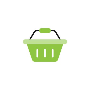 Alışveriş Arabası ikonu Vektör İllüstrasyonu. Alışveriş arabası ikonu tasarımı e-ticaret, çevrimiçi mağaza ve pazar yeri. Web sitesi, mobil, logo, sembol, düğme, işaret, uygulama için alışveriş arabası simgesi vektörü